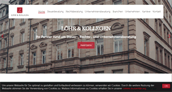 Desktop Screenshot of loehr-kollegen.de